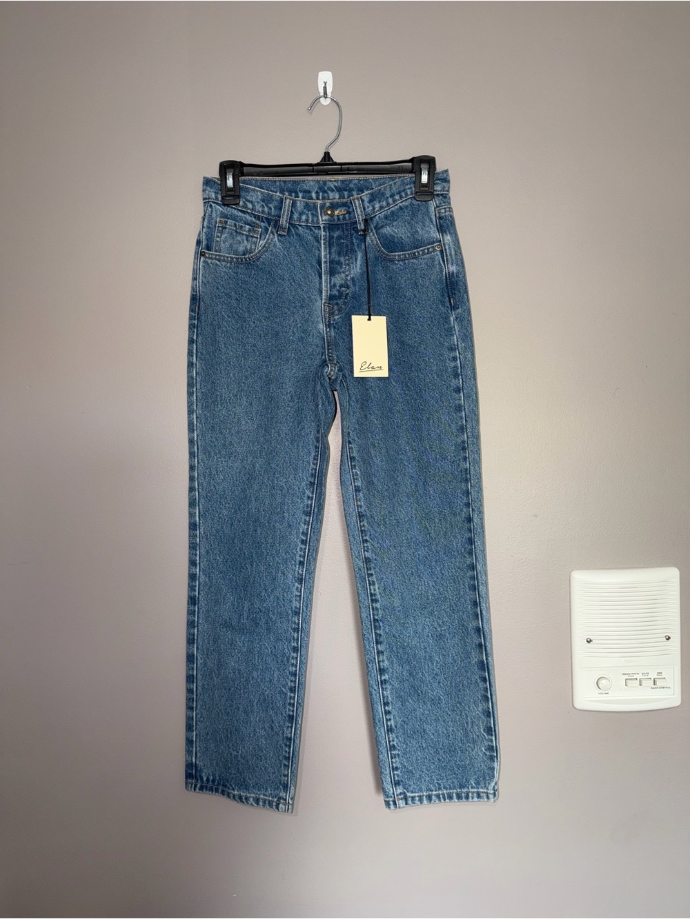 Classic Blue Straight-Leg Jeans